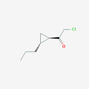 2-Chloro-1-[(1R,2R)-2-propylcyclopropyl]ethanone
