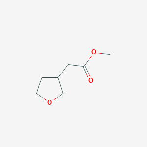 molecular formula C7H12O3 B2909796 methyl 2-(oxolan-3-yl)acetate CAS No. 910565-30-9