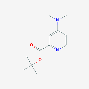 molecular formula C12H18N2O2 B2909800 Tert-butyl 4-(dimethylamino)pyridine-2-carboxylate CAS No. 1955498-61-9