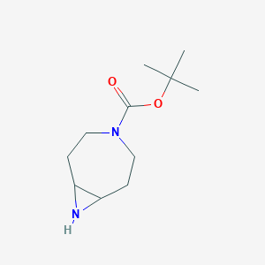 molecular formula C11H20N2O2 B2909806 Tert-butyl 4,8-diazabicyclo[5.1.0]octane-4-carboxylate CAS No. 2580210-06-4