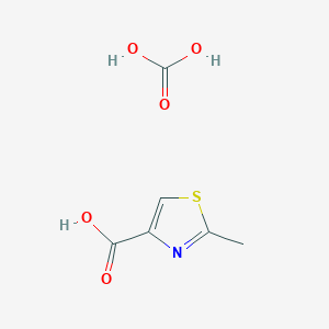 2-Methyl-1,3-thiazole-4-carboxylic acid carbonic acid (1:1)