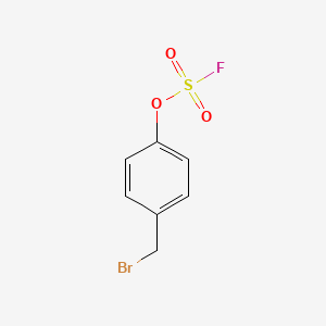 molecular formula C7H6BrFO3S B2909845 4-(bromomethyl)phenyl fluoranesulfonate CAS No. 2123483-82-7