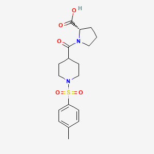 (S)-1-(1-tosylpiperidine-4-carbonyl)pyrrolidine-2-carboxylic acid