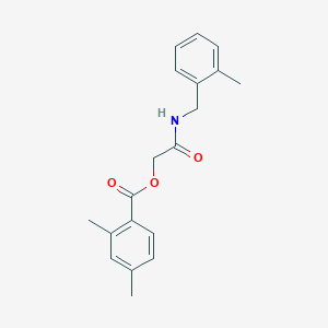 molecular formula C19H21NO3 B2909856 [2-[(2-Methylphenyl)methylamino]-2-oxoethyl] 2,4-dimethylbenzoate CAS No. 1794798-92-7