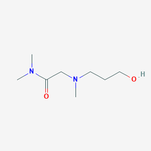 2-[(3-hydroxypropyl)(methyl)amino]-N,N-dimethylacetamide
