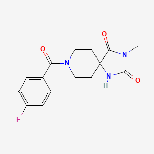 8-(4-Fluorobenzoyl)-3-methyl-1,3,8-triazaspiro[4.5]decane-2,4-dione