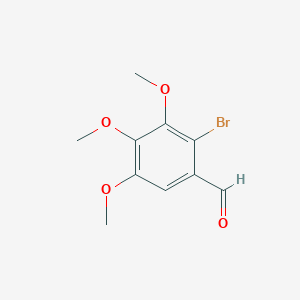 molecular formula C10H11BrO4 B2909903 2-Bromo-3,4,5-trimethoxybenzaldehyde CAS No. 35274-53-4