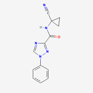 N-(1-Cyanocyclopropyl)-1-phenyl-1,2,4-triazole-3-carboxamide