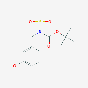tert-butyl N-(3-methoxybenzyl)-N-(methylsulfonyl)carbamate