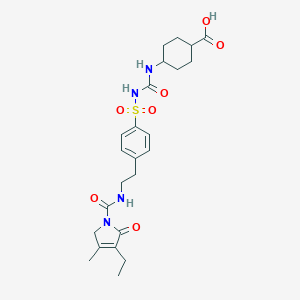 molecular formula C24H32N4O7S B029101 trans-Carboxy Glimepiride CAS No. 127554-90-9