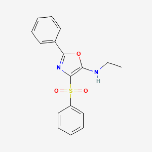 N-ethyl-2-phenyl-4-(phenylsulfonyl)-5-Oxazolamine