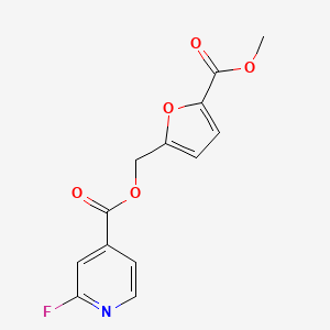 [5-(Methoxycarbonyl)furan-2-yl]methyl 2-fluoropyridine-4-carboxylate