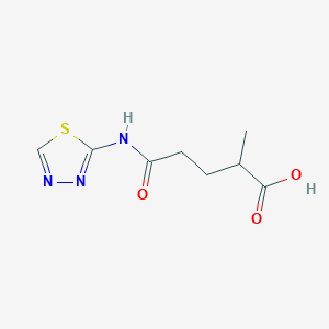 2-Methyl-4-([1,3,4]thiadiazol-2-ylcarbamoyl)-butyric acid