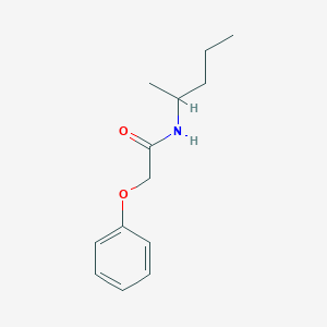 molecular formula C13H19NO2 B291038 N-(pentan-2-yl)-2-phenoxyacetamide 