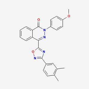 4-[3-(3,4-dimethylphenyl)-1,2,4-oxadiazol-5-yl]-2-(4-methoxyphenyl)phthalazin-1(2H)-one