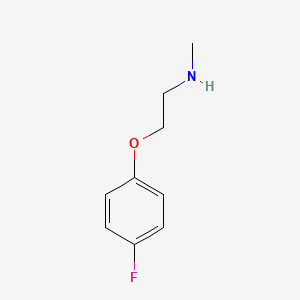 molecular formula C9H12FNO B2910394 2-(4-fluorophenoxy)-N-methylethanamine CAS No. 694431-80-6
