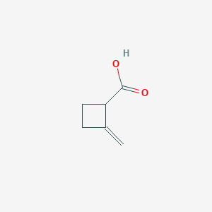 molecular formula C6H8O2 B2910485 2-methylidenecyclobutane-1-carboxylic acid CAS No. 57822-22-7