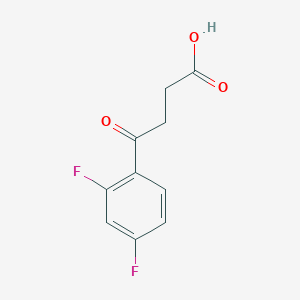 molecular formula C10H8F2O3 B029106 4-(2,4-二氟苯基)-4-氧代丁酸 CAS No. 110931-77-6