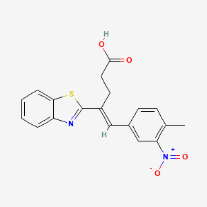 molecular formula C19H16N2O4S B2910722 BioA-IN-13 CAS No. 1164475-61-9