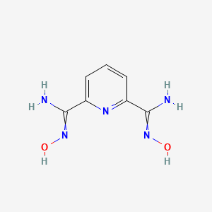 molecular formula C7H9N5O2 B2910725 N2,N6-Dihydroxypyridine-2,6-dicarboximidamide CAS No. 50545-09-0