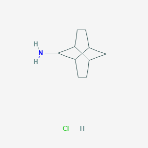 molecular formula C10H18ClN B2910727 Tricyclo[4.4.0.03,8]decan-2-amine;hydrochloride CAS No. 2445794-73-8