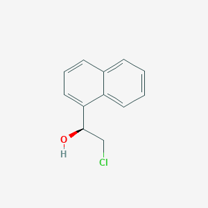 molecular formula C12H11ClO B2910750 (1S)-2-chloro-1-(naphthalen-1-yl)ethan-1-ol CAS No. 1568107-67-4