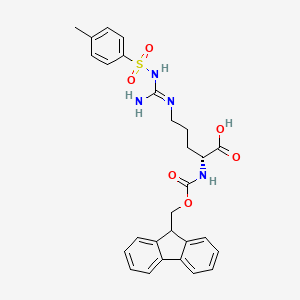 molecular formula C28H30N4O6S B2910766 Fmoc-D-Arg(Tos)-OH CAS No. 139090-50-9; 83792-47-6