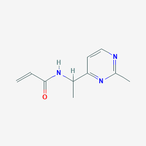 N-[1-(2-Methylpyrimidin-4-yl)ethyl]prop-2-enamide