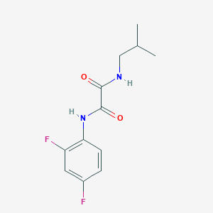 molecular formula C12H14F2N2O2 B2910873 N1-(2,4-difluorophenyl)-N2-isobutyloxalamide CAS No. 898357-13-6