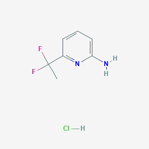 6-(1,1-Difluoroethyl)pyridin-2-amine;hydrochloride