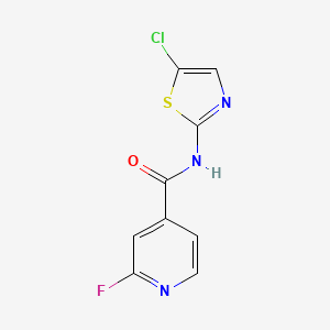 N-(5-chloro-1,3-thiazol-2-yl)-2-fluoropyridine-4-carboxamide