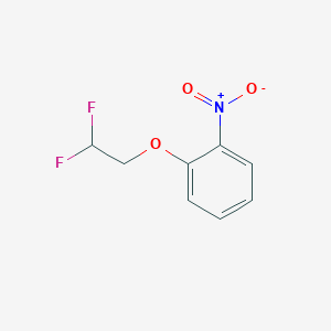 molecular formula C8H7F2NO3 B2910932 1-(2,2-Difluoroethoxy)-2-nitrobenzene CAS No. 937602-86-3