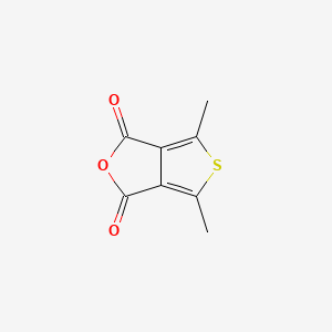 molecular formula C8H6O3S B2910945 dimethyl-1H,3H-thieno[3,4-c]furan-1,3-dione CAS No. 2155856-63-4