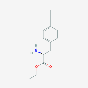 molecular formula C15H23NO2 B2910972 Ethyl (2R)-2-amino-3-(4-tert-butylphenyl)propanoate CAS No. 2287236-38-6