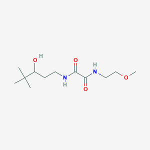 molecular formula C12H24N2O4 B2911005 N1-(3-hydroxy-4,4-dimethylpentyl)-N2-(2-methoxyethyl)oxalamide CAS No. 1396706-97-0