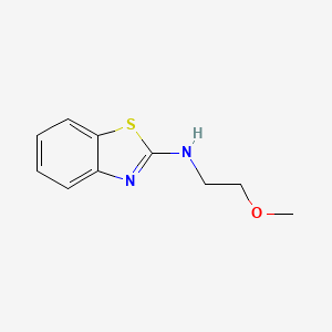 molecular formula C10H12N2OS B2911031 N-(2-methoxyethyl)-1,3-benzothiazol-2-amine CAS No. 923688-66-8
