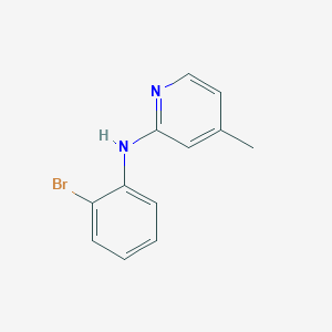 molecular formula C12H11BrN2 B2911051 N-(2-Bromophenyl)-4-methylpyridin-2-amine CAS No. 1260800-79-0