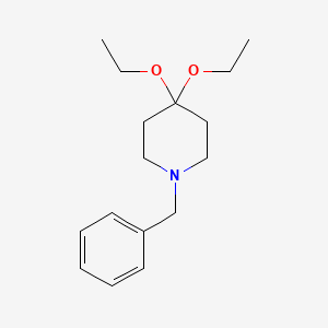 molecular formula C16H25NO2 B2911079 1-Benzyl-4,4-diethoxypiperidine CAS No. 93145-87-0