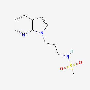 N-(3-(1H-pyrrolo[2,3-b]pyridin-1-yl)propyl)methanesulfonamide