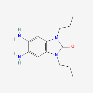 5,6-diamino-1,3-dipropyl-1,3-dihydro-2H-benzimidazol-2-one
