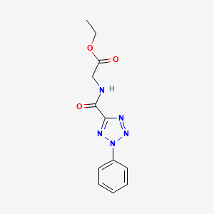 ethyl 2-(2-phenyl-2H-tetrazole-5-carboxamido)acetate