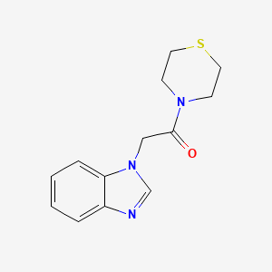 2-(1H-benzo[d]imidazol-1-yl)-1-thiomorpholinoethanone