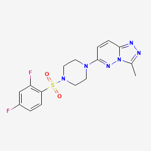 6-(4-((2,4-Difluorophenyl)sulfonyl)piperazin-1-yl)-3-methyl-[1,2,4]triazolo[4,3-b]pyridazine