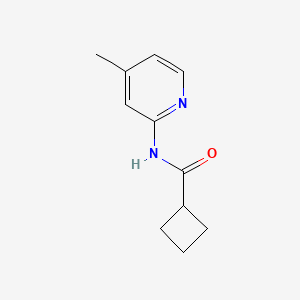 N-(4-methylpyridin-2-yl)cyclobutanecarboxamide