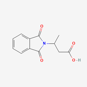 molecular formula C12H11NO4 B2911229 3-(1,3-Dioxo-1,3-dihydro-2H-isoindol-2-yl)butanoic acid CAS No. 4443-37-2
