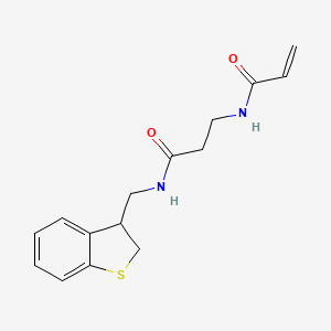 N-(2,3-Dihydro-1-benzothiophen-3-ylmethyl)-3-(prop-2-enoylamino)propanamide
