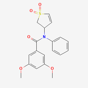 N-(1,1-dioxido-2,3-dihydrothien-3-yl)-3,5-dimethoxy-N-phenylbenzamide