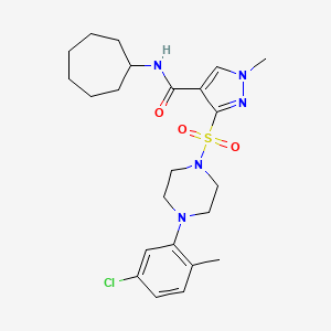 N-(2,5-dimethylphenyl)-4-methyl-2-[(4-methylphenyl)amino]-1,3-thiazole-5-carboxamide
