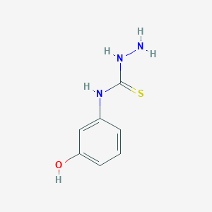 molecular formula C7H9N3OS B2911259 N-(3-hydroxyphenyl)hydrazinecarbothioamide CAS No. 68372-09-8