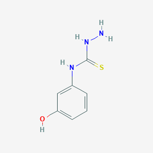 B2911259 3-[(Hydrazinothioxomethyl)amino]phenol CAS No. 68372-09-8